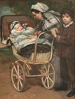 De kinderwagen, ca. 1875 Montpellier, Musée Fabre