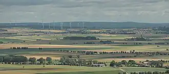 De Solling gezien vanaf de Desenberg