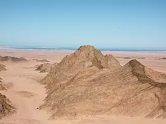 Woestijn in de buurt van Hurghada