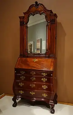 Meubel van mahonie, circa 1770-1785