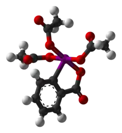 Molecuulmodel van dess-martin-perjodinaan