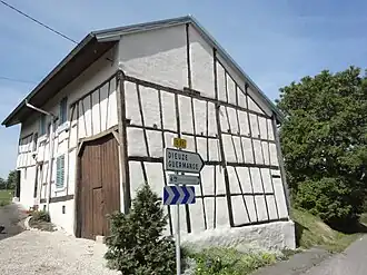 Historisch vakwerkhuis in Desseling / Disselingen in de Saulnois / Salzgau