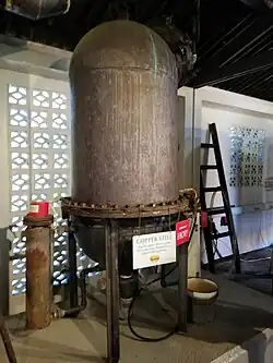 Koperen destilleerketel