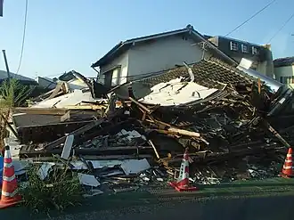 Aardbevingen in Kumamoto 2016