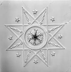 Detail van een plafond