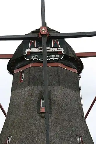 De molen, in verval (maart 2009)