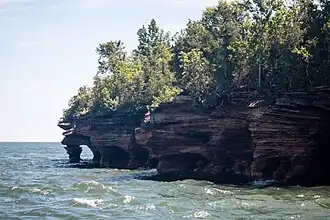 Zeegrotten op Devils Island