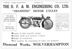 Diamond advertentie uit 1920