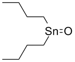 Structuurformule van dibutyltinoxide
