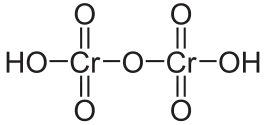 Structuurformule van dichroomzuur