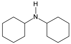 Structuurformule van dicyclohexylamine