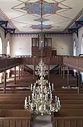 Interieur van dit kerkgebouw