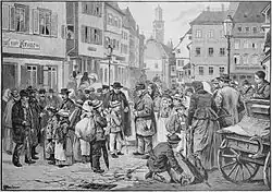 Schwabenkindermarkt te Ravensburg (1895)[2]