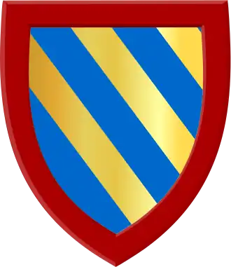 Wapen van de hertog van Bourgondië volgens het Wapenboek Beyeren.