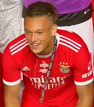 Moreira in 2022 spelend voor Benfica