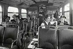 Interieur kopbak 3e klasse