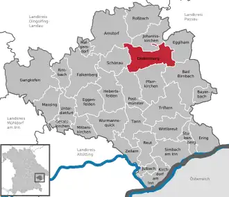 Kaart van Dietersburg