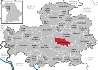 Kaart van Dietersheim