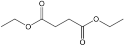 Structuurformule van di-ethylsuccinaat