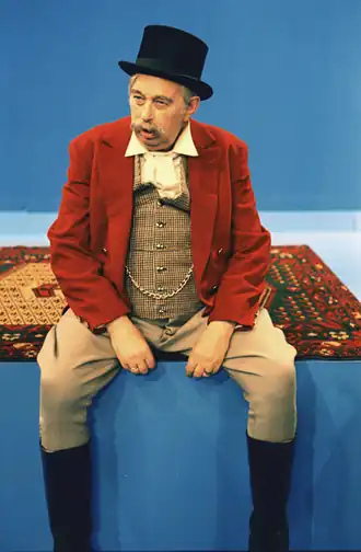 Willy Ruys in zijn rol als Dikke Deur