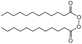 Structuurformule van dilauroylperoxide