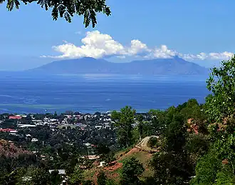 Atauro gezien vanuit Dili