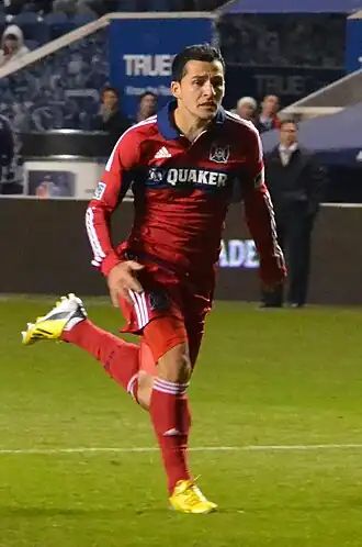 Duka in actie voor Chicago Fire