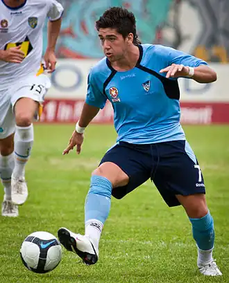 Petratos in 2010 als speler van Sydney FC