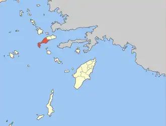 Kaart van Irakleides