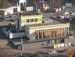 Het zuidelijke toegangsgebouw