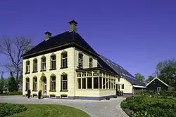 Close-up van voorhuis en serre