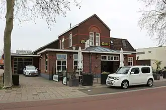 het voormalige stationskoffiehuis