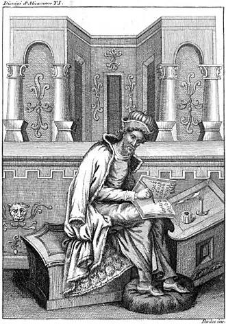 Dionysius van Halicarnassus, gravure voor 1823