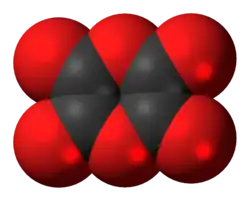 Ruimtelijk model van 1,4-dioxaantetraketon