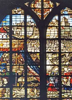 Judith en Holofernes - glas 6 St. Janskerk (Dirck Crabeth - 1571)