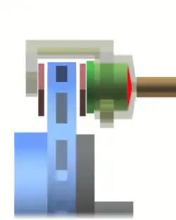 Schijf kan vrij draaien