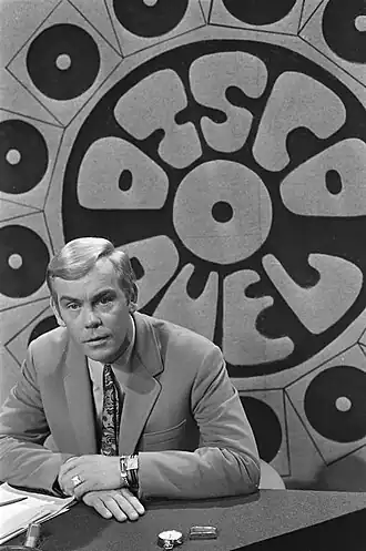 Disco-duel presentator Herman Stok, 1968