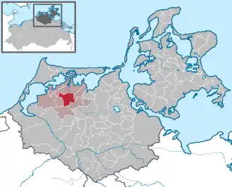 Kaart van Divitz-Spoldershagen