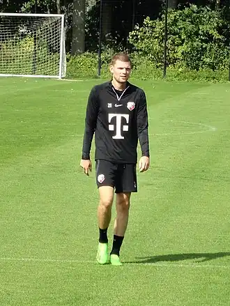 Warmerdam op een training van FC Utrecht (2022)