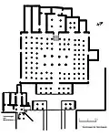Plattegrond van de tempel