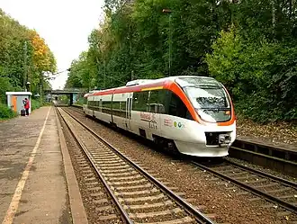 DME VT op 17 oktober 2004 in station Dortmund Westfalenhalle