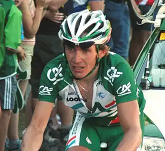 Dmitry Fofonov tijdens de Ronde van Frankrijk 2007