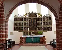 Interieur Stefanuskerk van Schortens