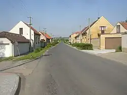 Weg naar Velké Přítočno