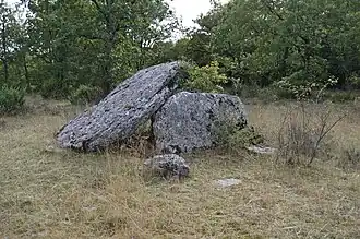 Dolmen de Dirau bij Saillac