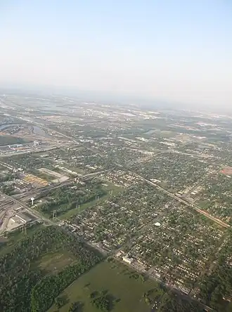 Dolton van boven gezien