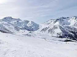 Skipistes boven Valmorel