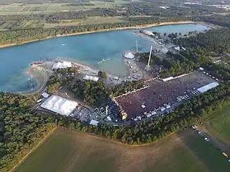 Dominator in 2018, gezien vanuit de lucht