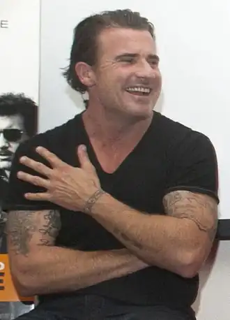 Dominic Purcell op de Edwards Air Force Base, 2011