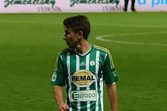 Mašek in 2017 als speler van Bohemians 1905